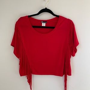 Moonstar Fringe Crop Top
